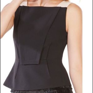 BCBG Marley Peplum Top NWT